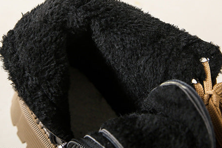 Fleece - Lined Combat Boots