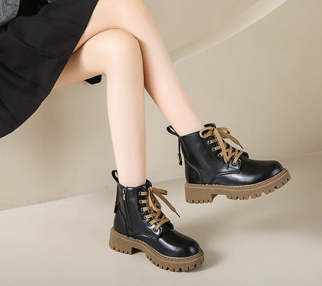 Fleece - Lined Combat Boots