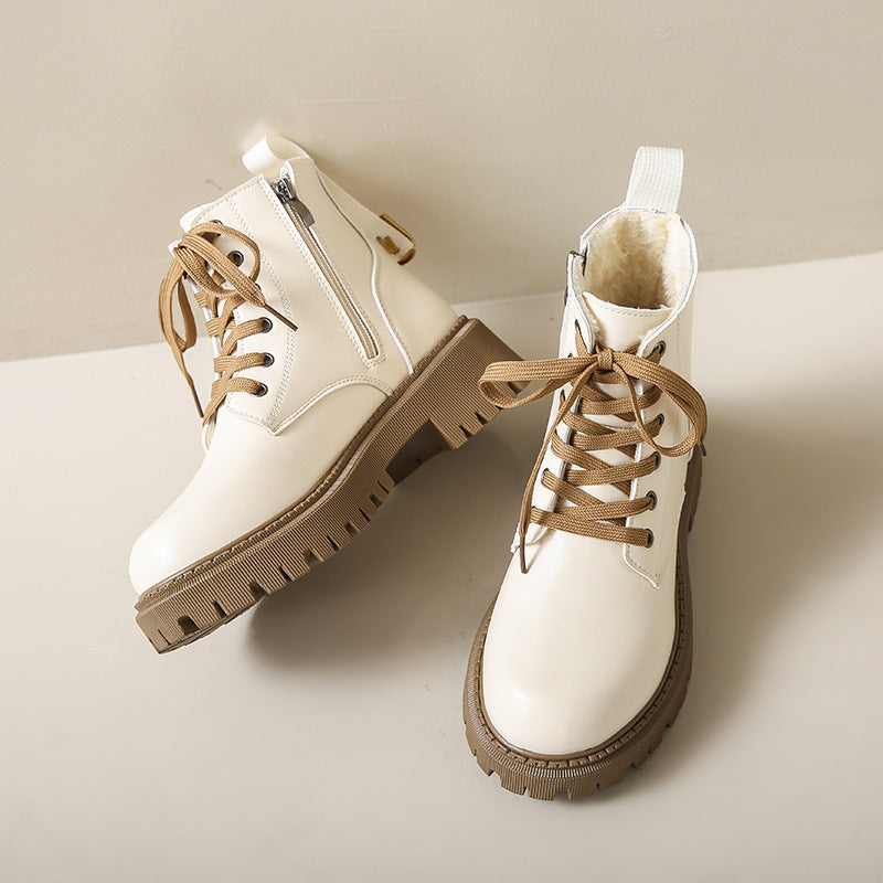 Fleece - Lined Combat Boots
