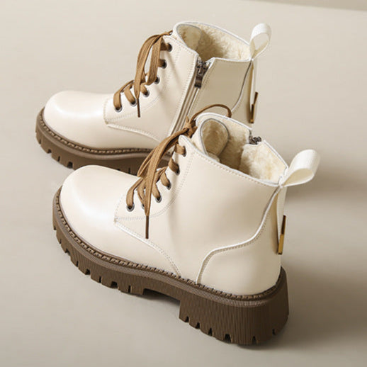 Fleece - Lined Combat Boots