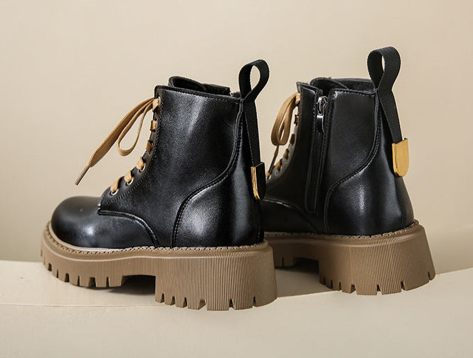 Fleece - Lined Combat Boots