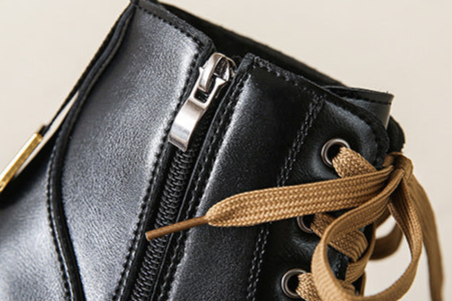 Fleece - Lined Combat Boots