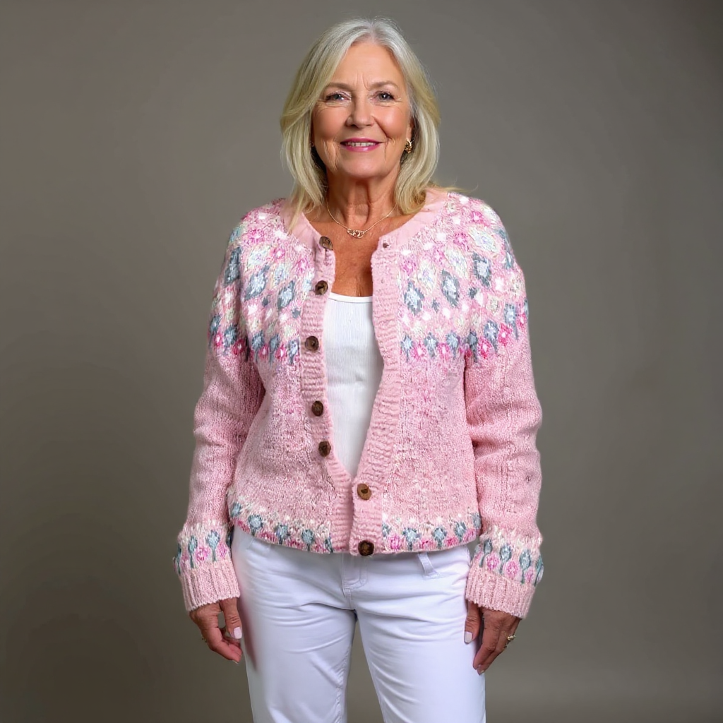 Hazel - Pink Comfort Cardigan