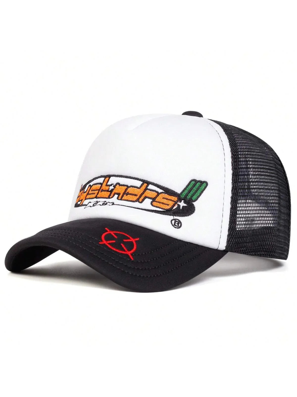 Hybrento – Retro tech – Mesh trucker cap-10174850335047-Ivory Ombre