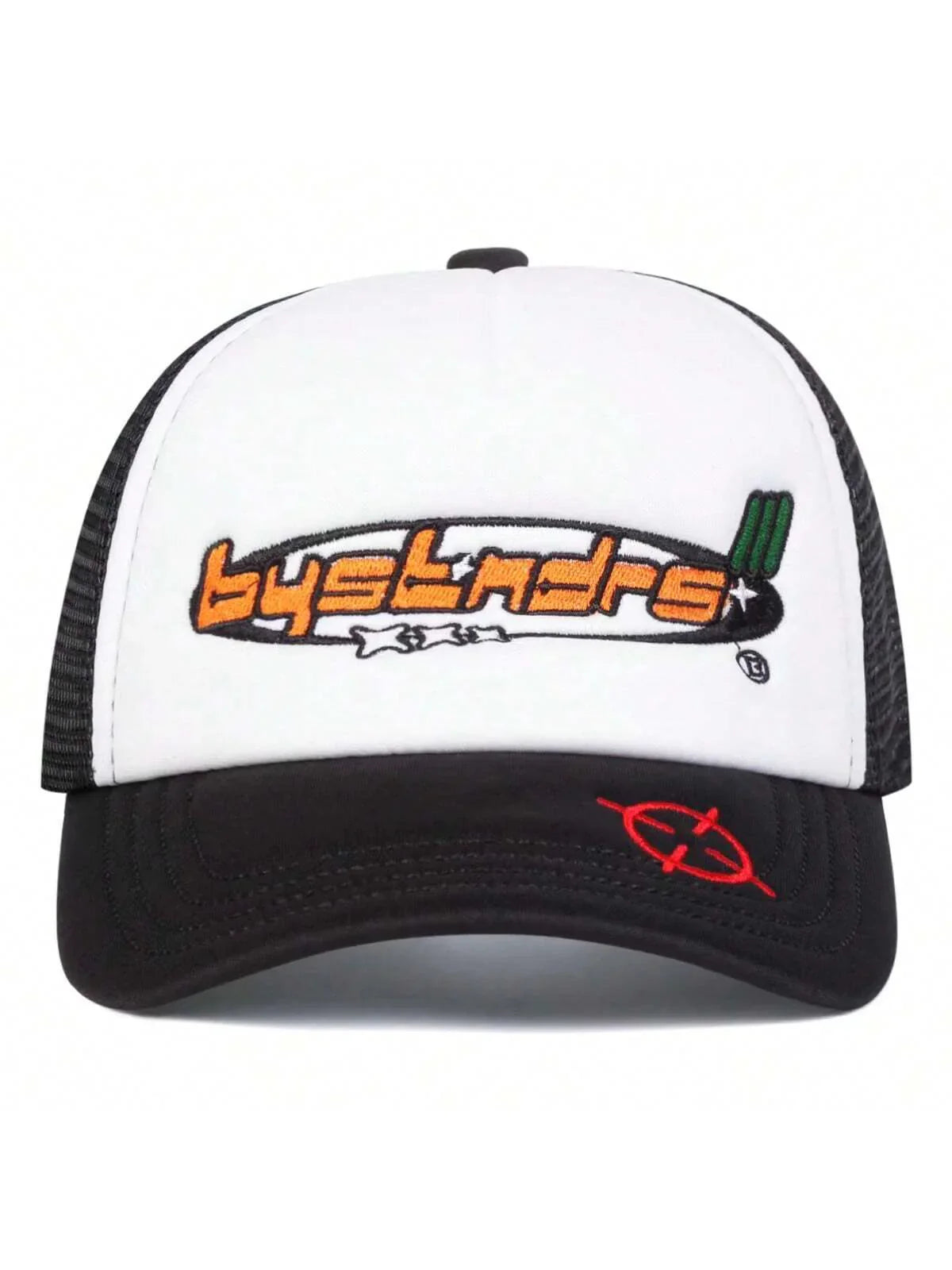 Hybrento – Retro tech – Mesh trucker cap-10174850335047-Ivory Ombre