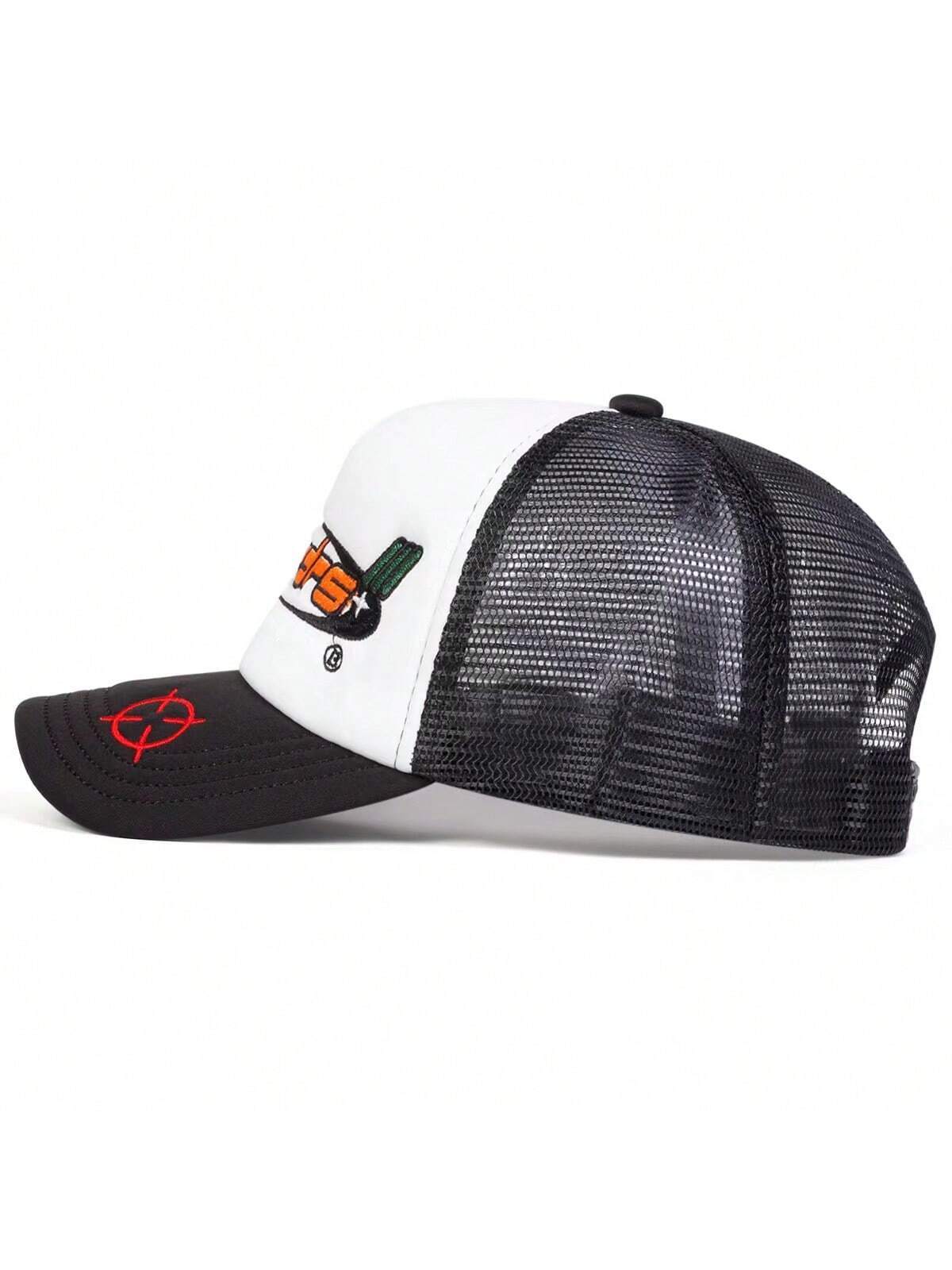Hybrento – Retro tech – Mesh trucker cap-10174850335047-Ivory Ombre