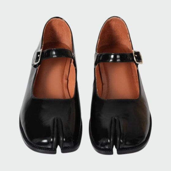 Imara - Split-Toe Buckle Mary Jane Shoes