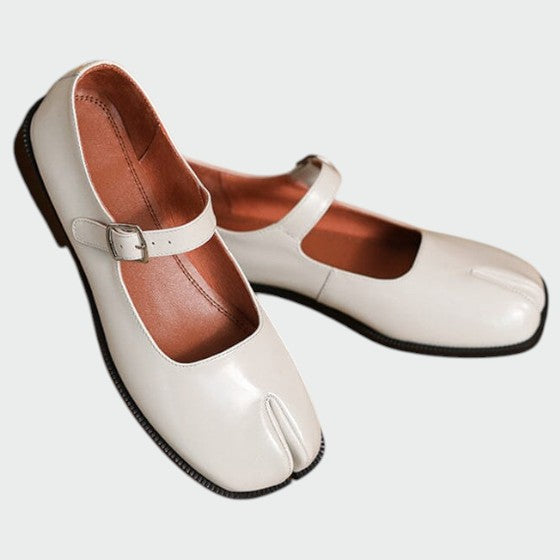 Imara - Split-Toe Buckle Mary Jane Shoes