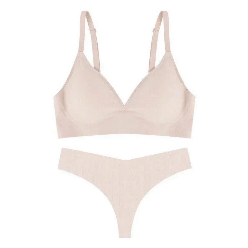 Isalyn – Seamless lightweight – Lingerie set-10174861836615-Ivory Ombre