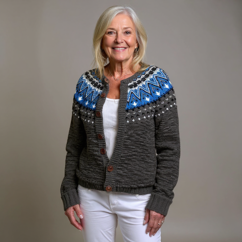 Jade - Vintage Icelandic Cardigan