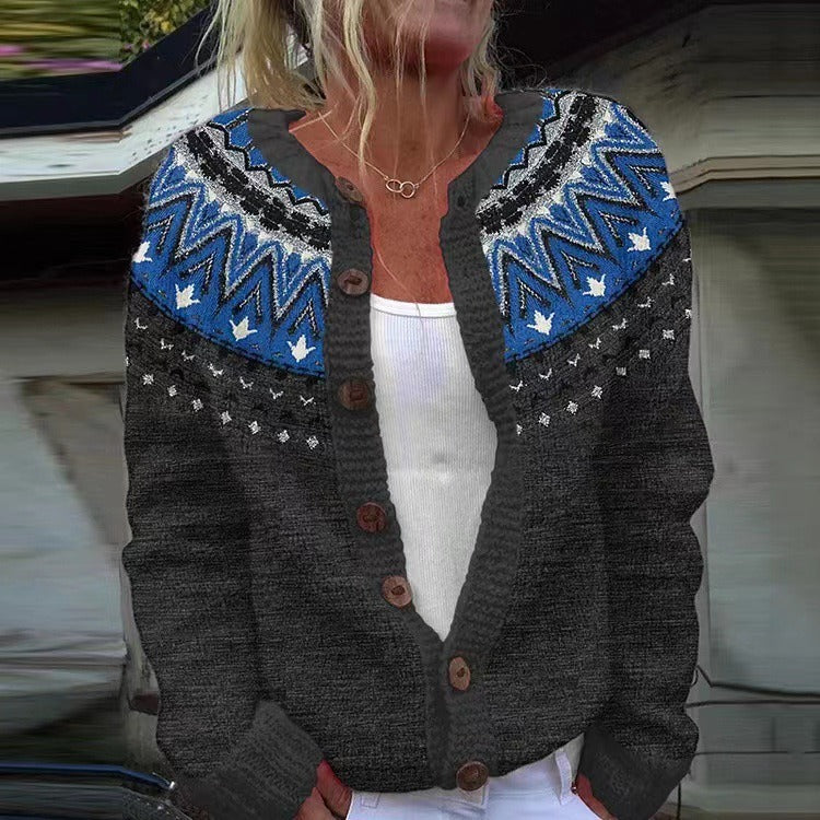 Jade - Vintage Icelandic Cardigan