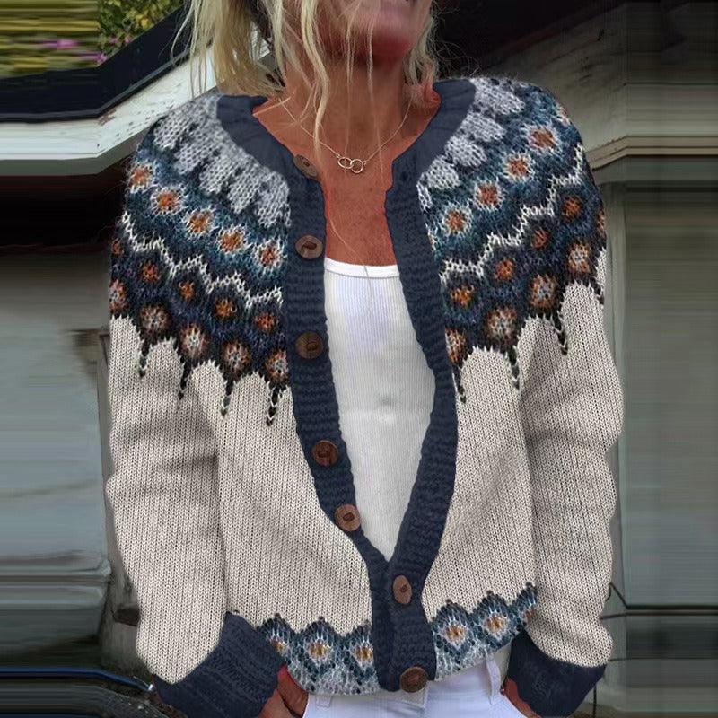 Kylie - Vintage Icelandic Cardigan