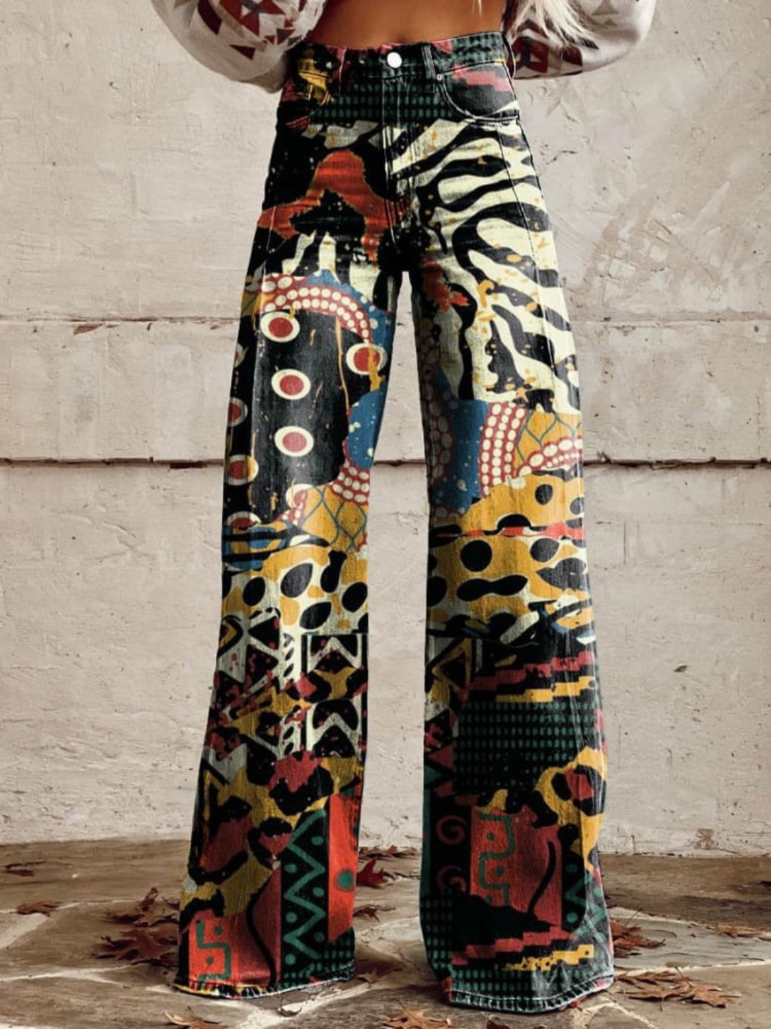 Leona - Tribal Art Statement Pants