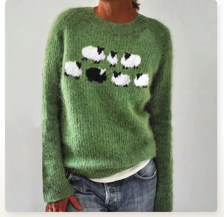 Lila - Comfortable Cute Sheep Sweater