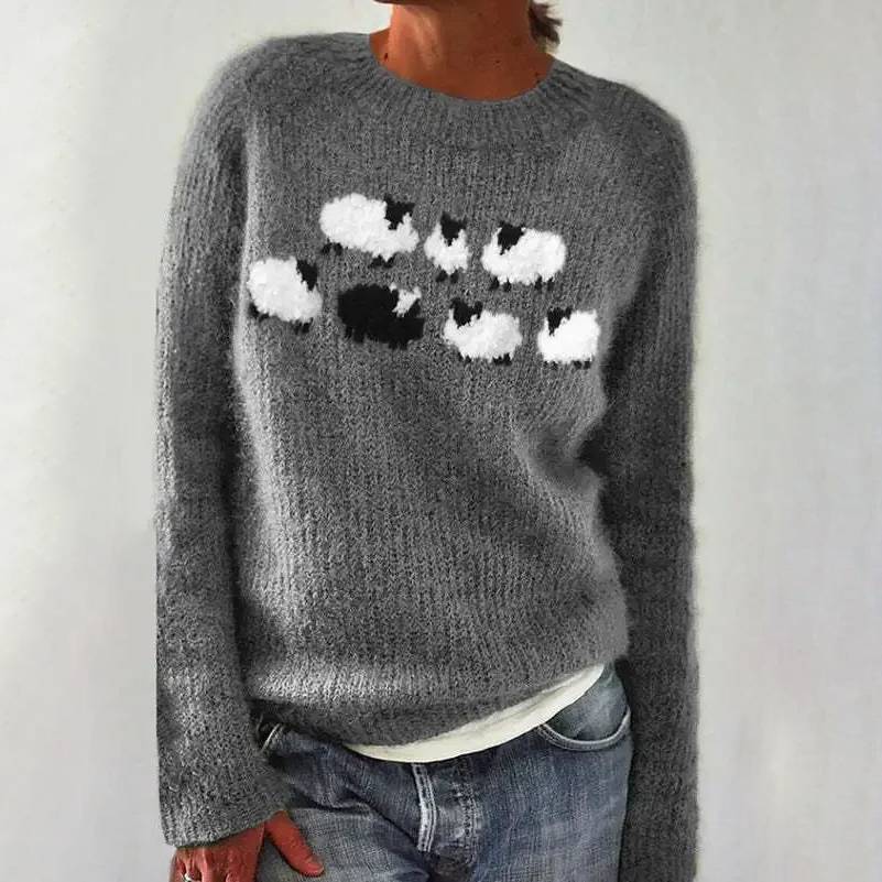 Lila - Comfortable Cute Sheep Sweater