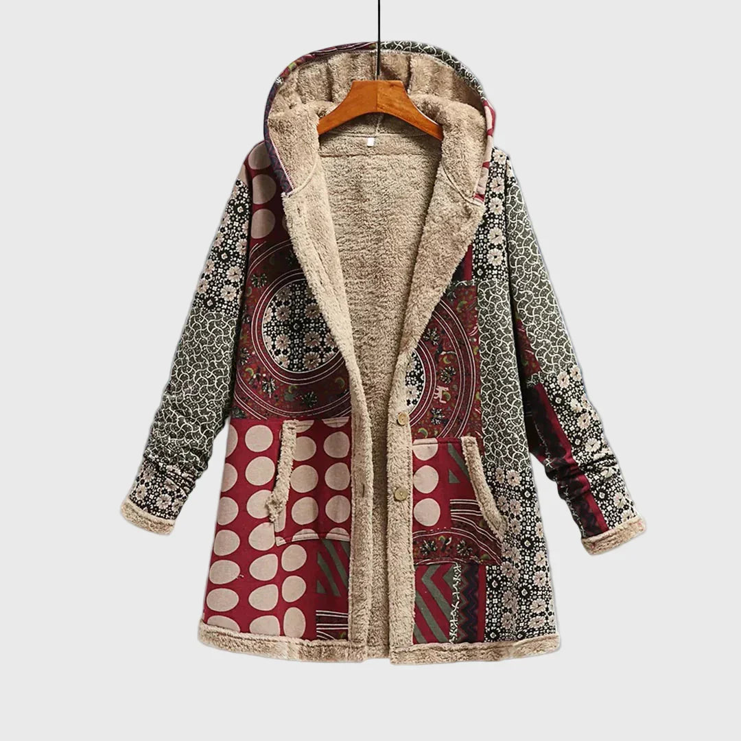 Lila - Fleece-Lined Hooded Jacket