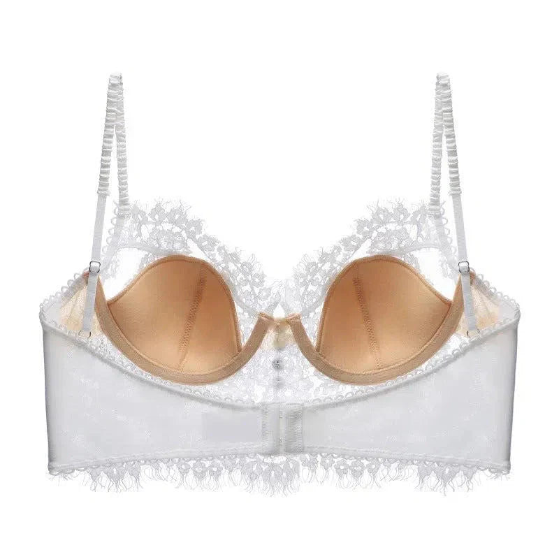 Lysianne – Eyelash lace – Corset top-10174862295367-Ivory Ombre