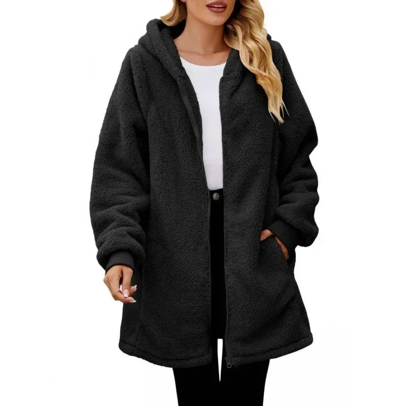 Mabel -  Hooded Fleece Jacket