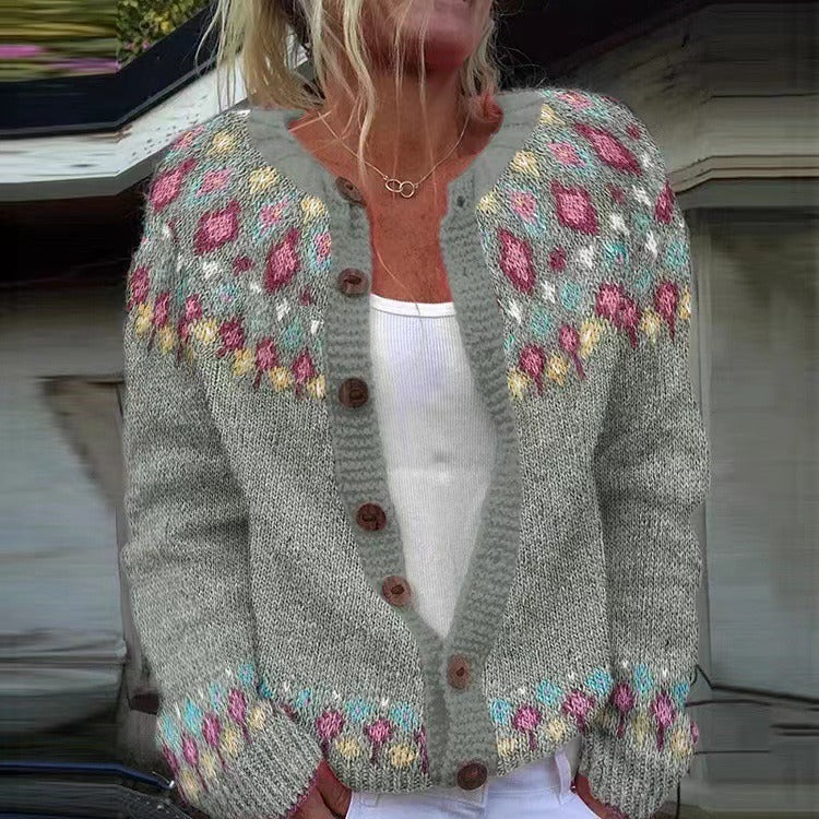 Madeline - Vintage Icelandic Cardigan