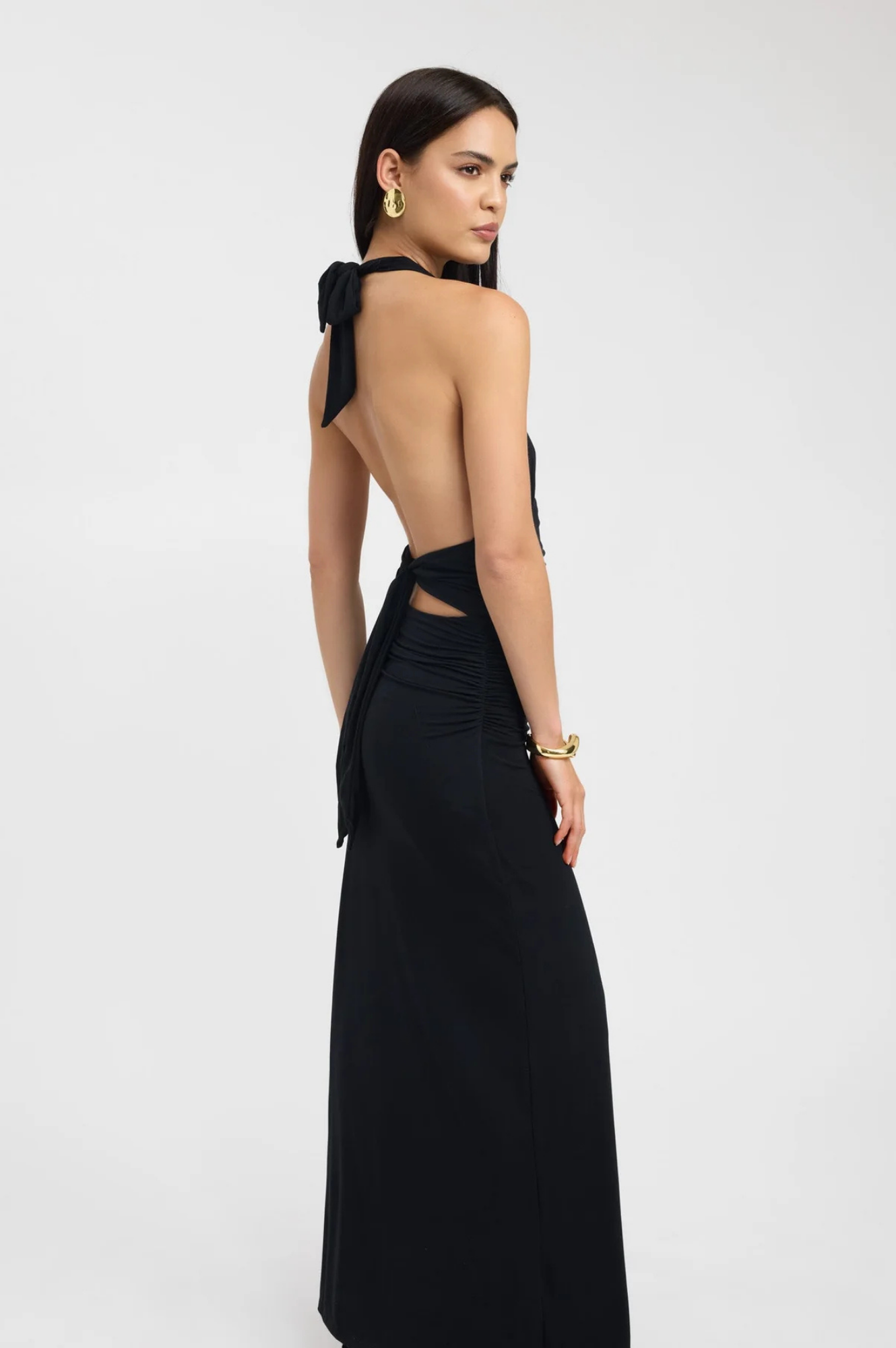 Marzella – Halter backless – Maxi evening dress