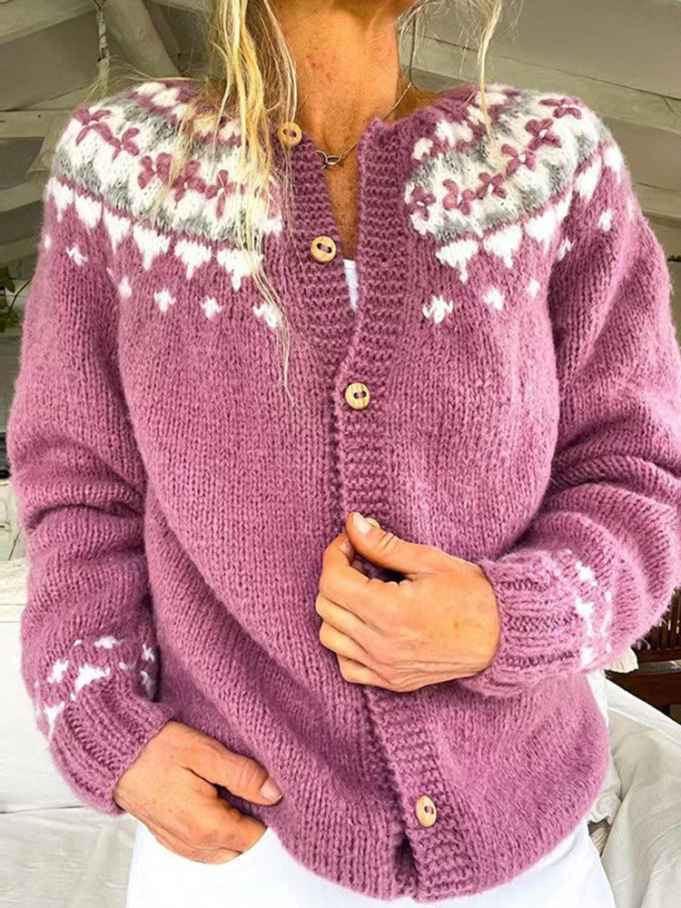 Maya - Vintage Icelandic Cardigan