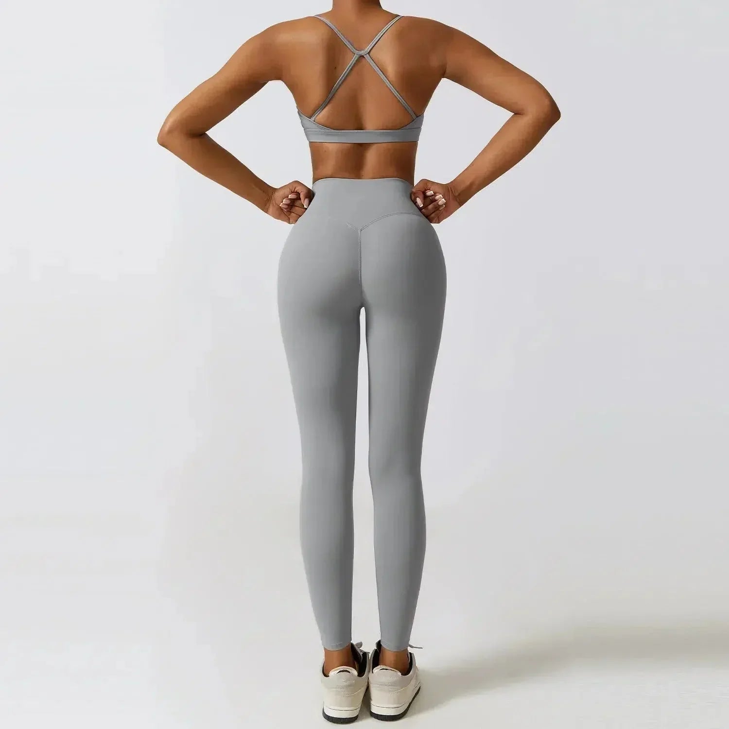 Mirella – Trendy design – Armwarmer workout set-10174860722503-Ivory Ombre