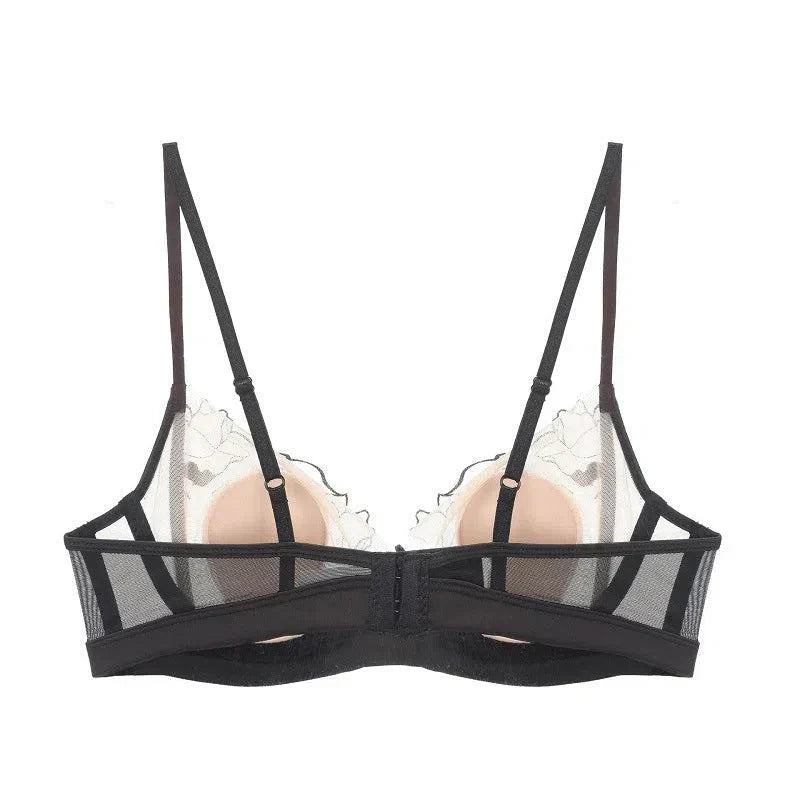 Nivara – Mesh floral – Lingerie set-10174860919111-Ivory Ombre