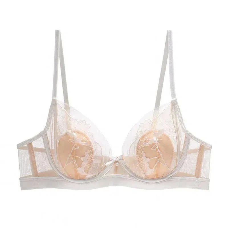 Nivara – Mesh floral – Lingerie set-10174860919111-Ivory Ombre