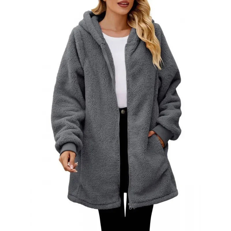 Nora - Hooded Fleece Jacket