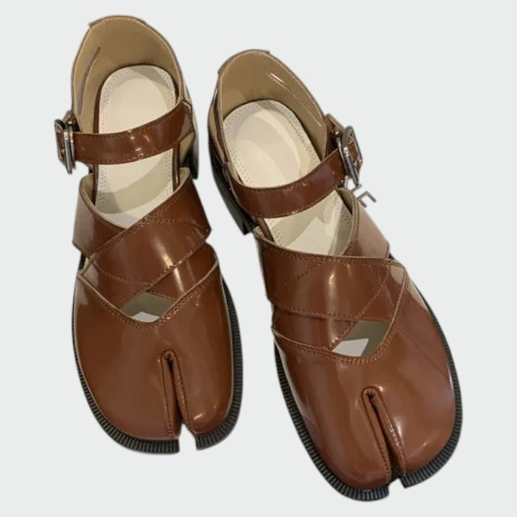 Nylah - Tabi Strap Mary Jane Shoes