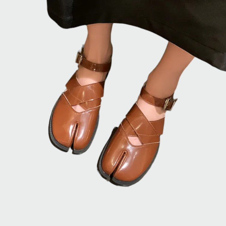 Nylah - Tabi Strap Mary Jane Shoes