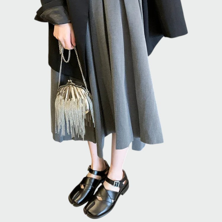 Nylah - Tabi Strap Mary Jane Shoes