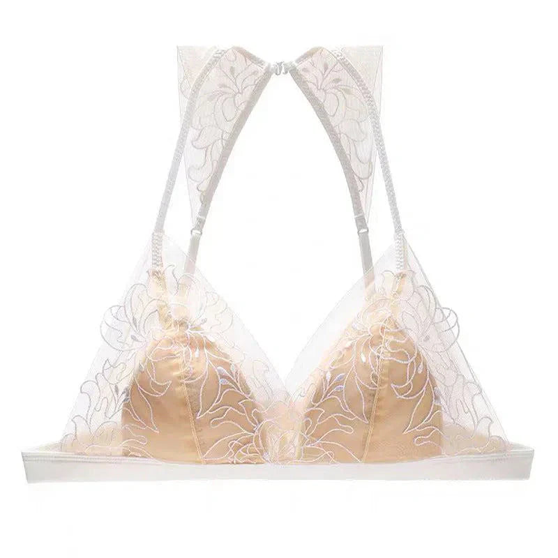 Oriana – Lace halter – Lingerie set-10174861148487-Ivory Ombre