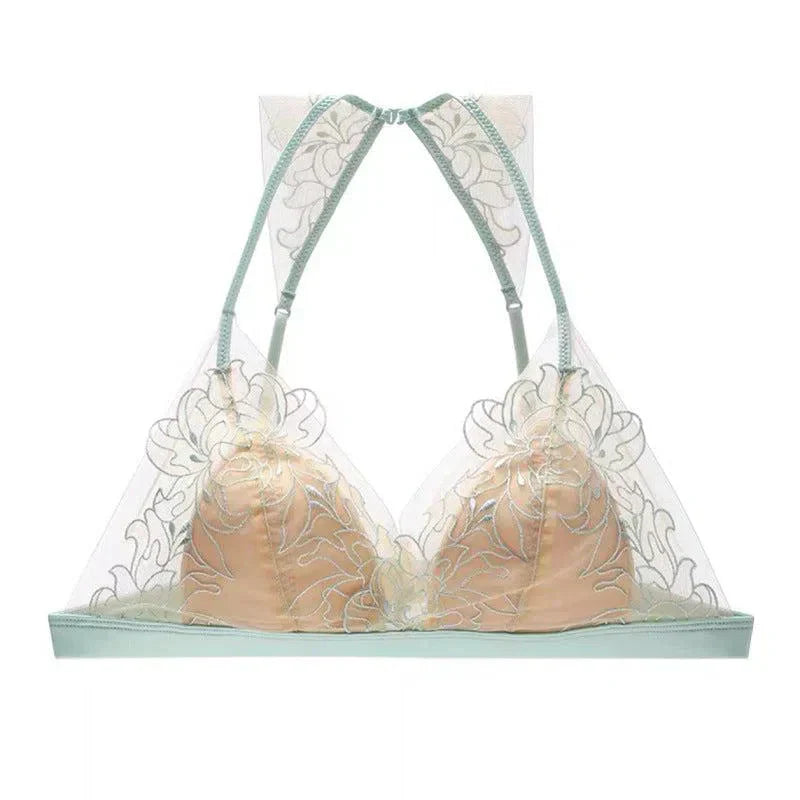 Oriana – Lace halter – Lingerie set-10174861148487-Ivory Ombre