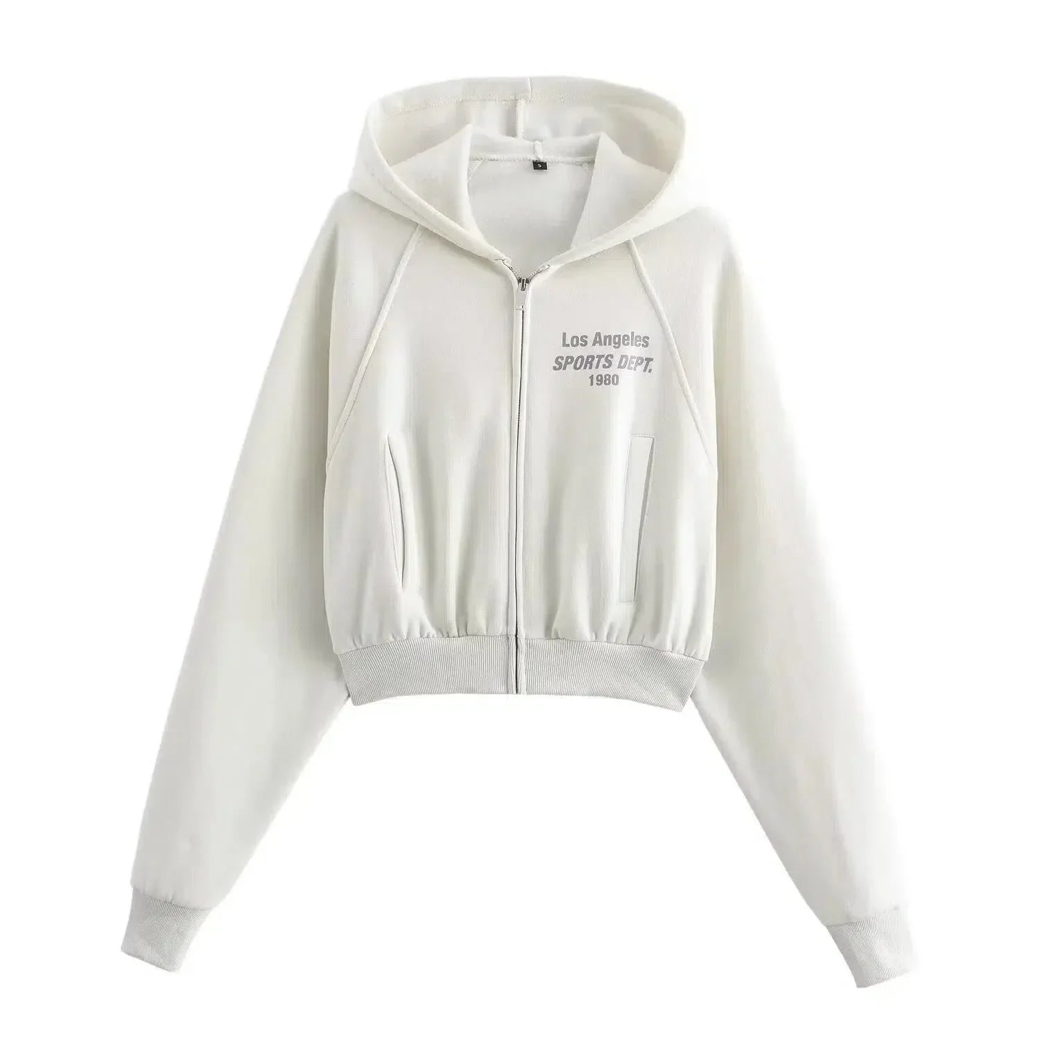 Phaedra – Zip-up hoodie & sporty sweatpants – City lounge set-10174845059399-Ivory Ombre