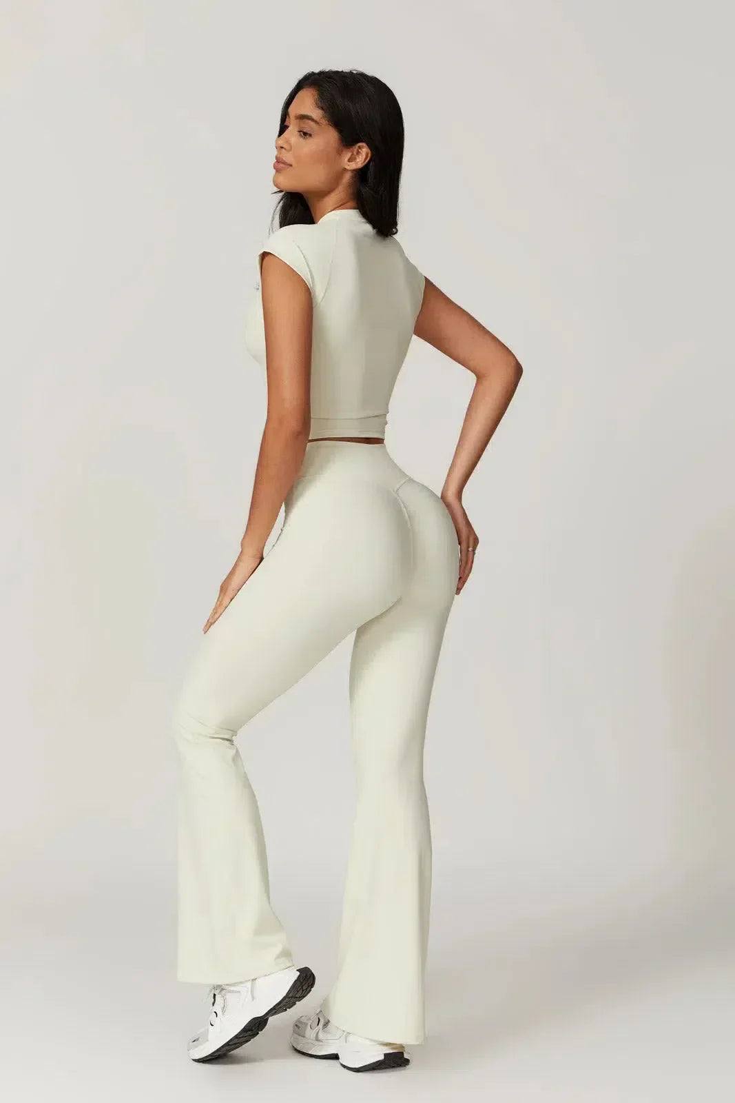 Regina – Cropped top – Top & leggings set-10174789091655-Ivory Ombre