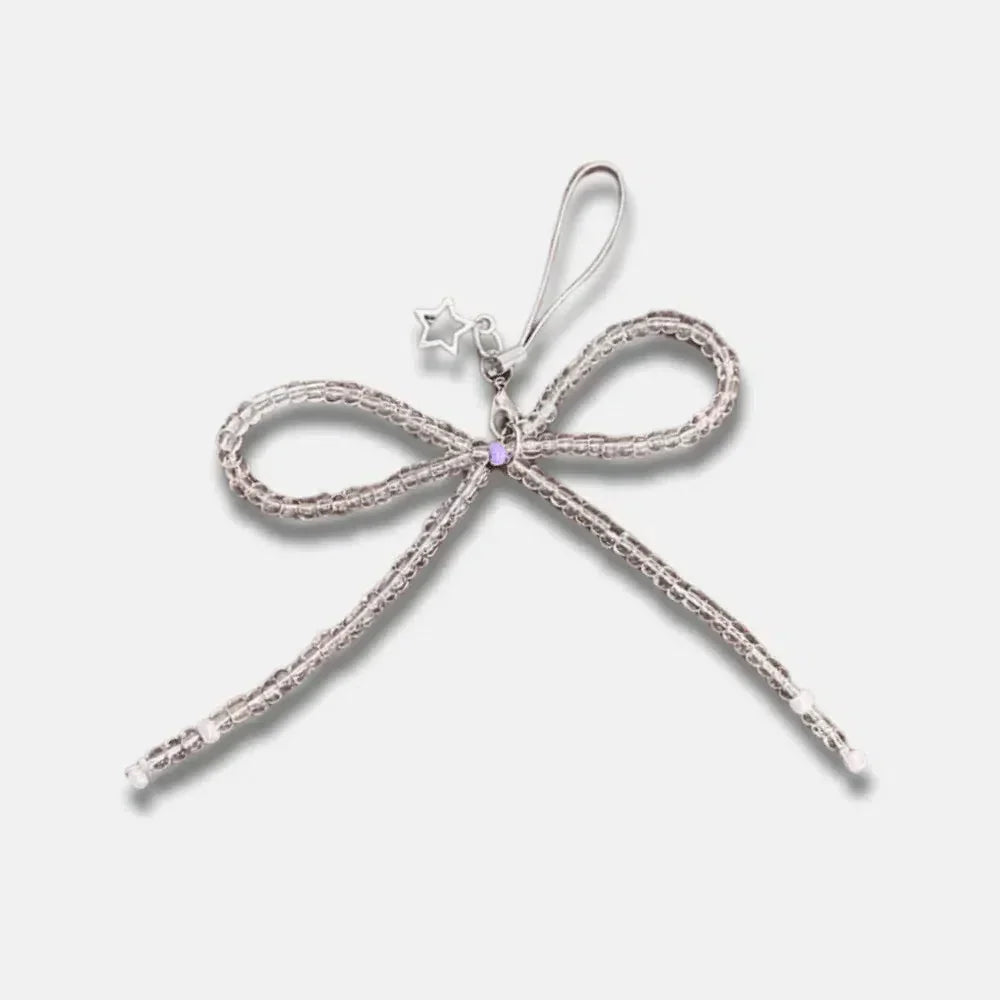 Ribbon – Elegant ribbon design – Bag charm-10174674207047-Ivory Ombre