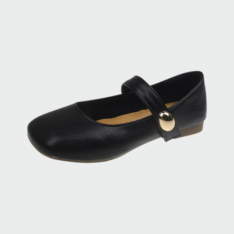 Romina - Minimalist Mary Jane Shoes