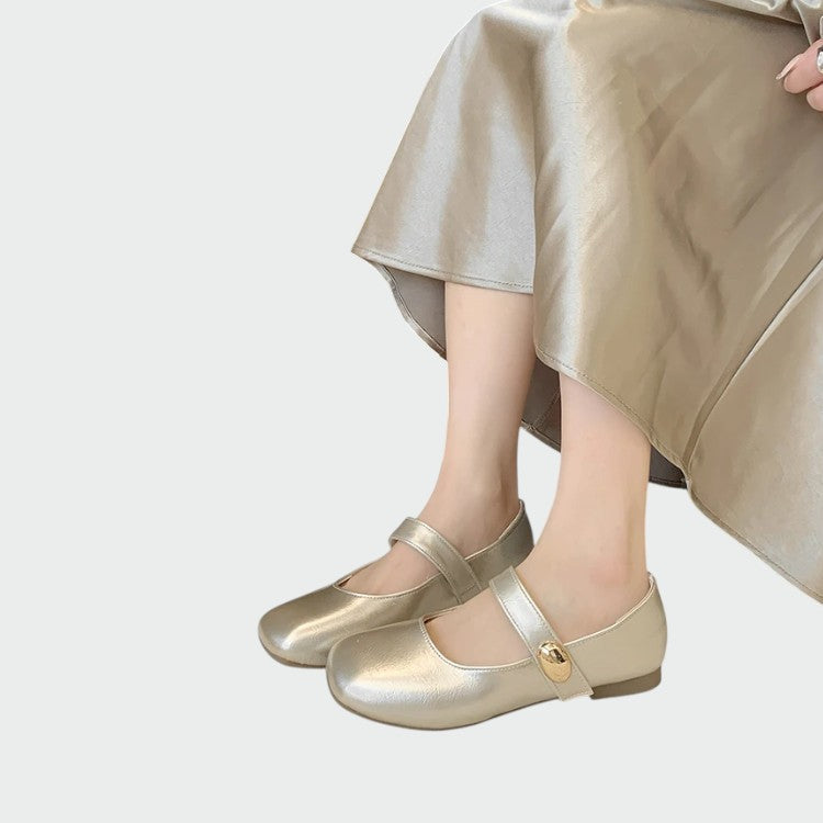 Romina - Minimalist Mary Jane Shoes