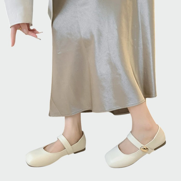Romina - Minimalist Mary Jane Shoes