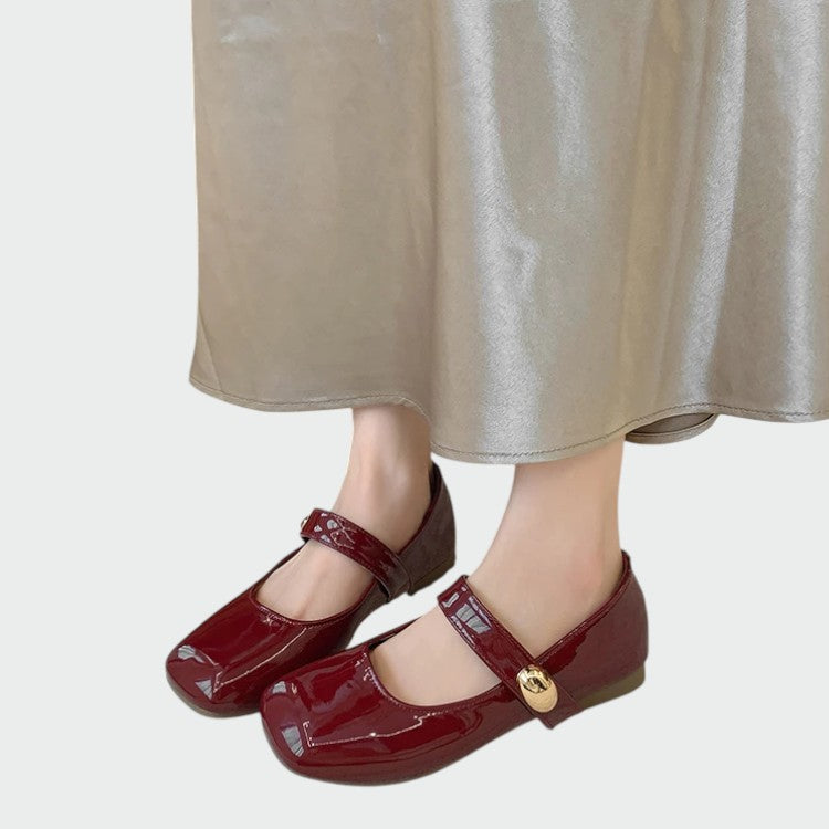 Romina - Minimalist Mary Jane Shoes