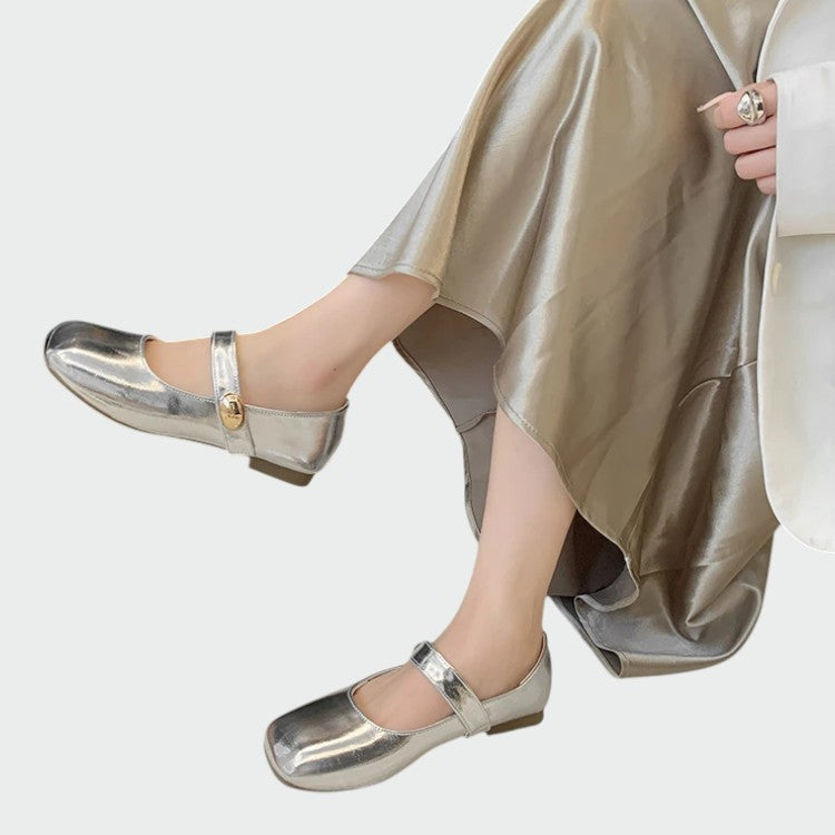 Romina - Minimalist Mary Jane Shoes