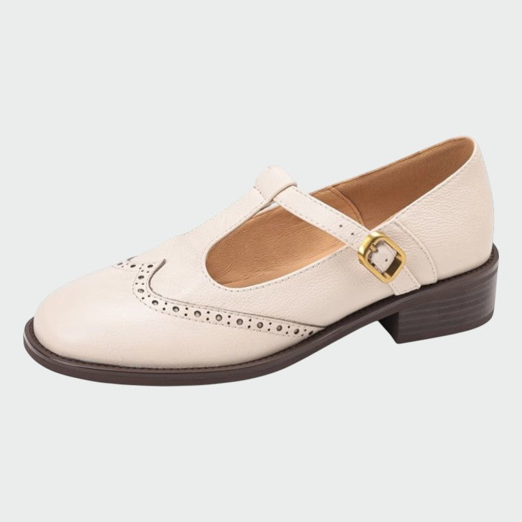 Selene – Elegant Leather Mary Jane Shoes