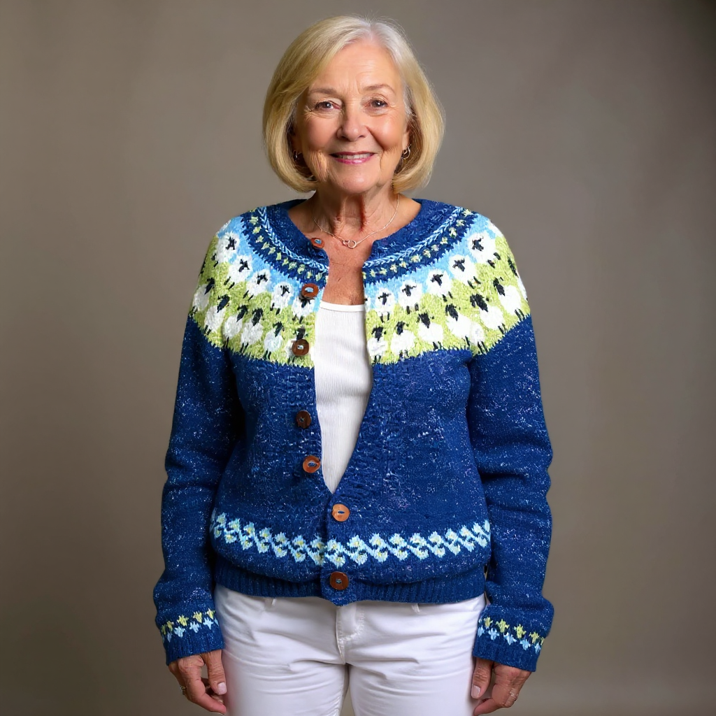 Sophie - Vintage Icelandic Cardigan