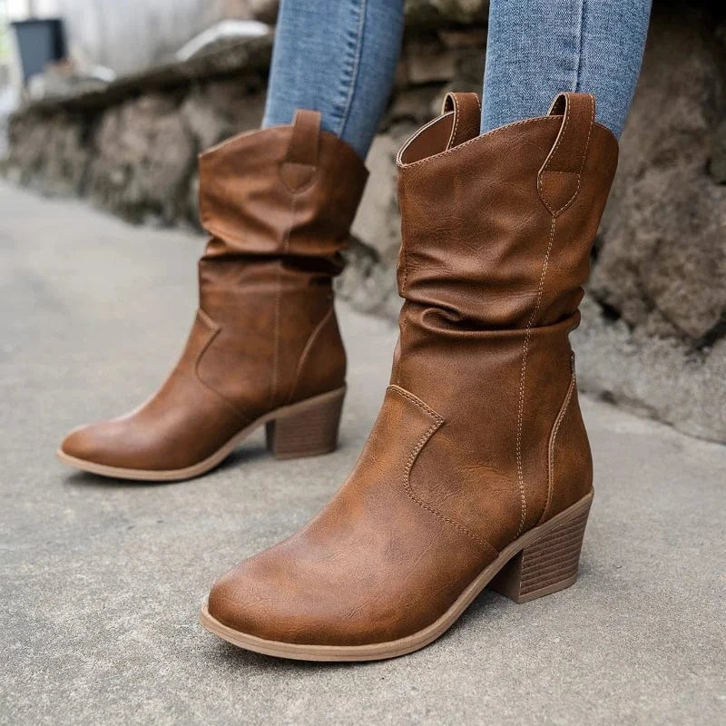 Theodosia - Leather Boots