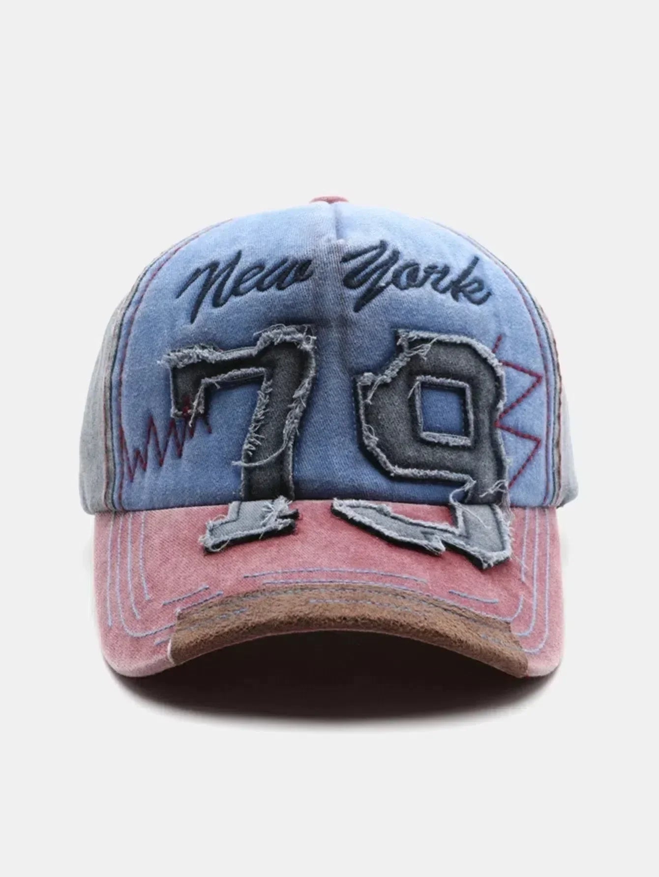 Thessia – NYC 79 – Baseball cap-10174659002695-Ivory Ombre
