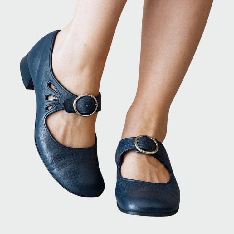 Zora - Classic Buckle Mary Jane Shoes