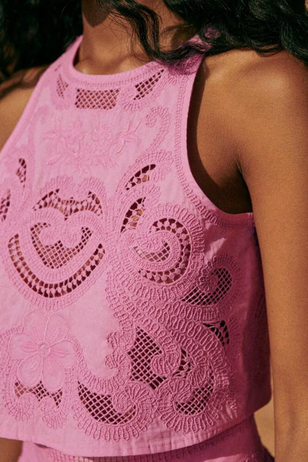 Avelina – Cutwork embroidery – Two-piece set