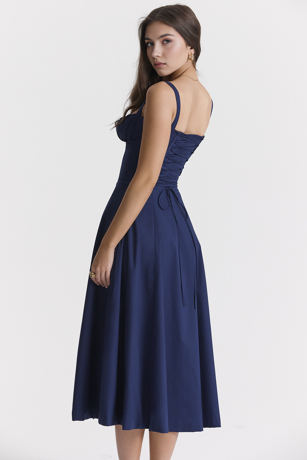 Felly – Ruched sweetheart – Midi dress