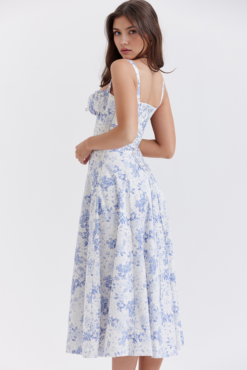 Felly – Ruched sweetheart – Midi dress
